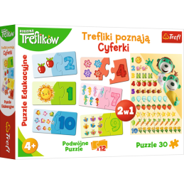 kidsmagicstore.ro|Puzzle carton 2in1 30 piese Trefl Treflikow-Rodzina - invata numerele, 12x 2 piese, 1x 30 piese, 15554 / 445765, 4+ ani50,75 lei45,67 leiTreflFara stoc5900511155549