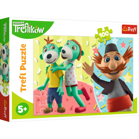 kidsmagicstore.ro|Puzzle carton 100 piese Trefl Treflikow-Rodzina - Trefliks and uncle, 16388 / 445767, 5+ ani33,23 lei29,91 leiTreflFara stoc5900511163889