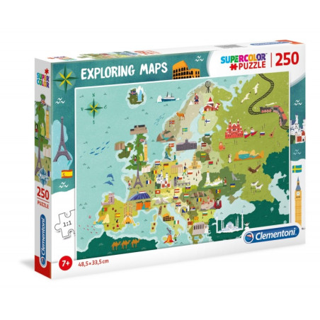 kidsmagicstore.ro|Puzzle carton 250 piese Clementoni Supercolor - Europa - Harta explorare, 29062, 7+ ani29,90 lei26,91 leiClementoniFara stoc8005125290628