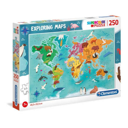 kidsmagicstore.ro|Puzzle carton 250 piese Clementoni Supercolor - Lumea - Harta explorare animale, 29063, 7+ ani35,59 lei32,03 leiClementoniFara stoc8005125290635