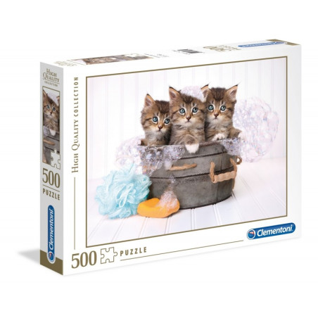 kidsmagicstore.ro|Puzzle carton 500 piese Clementoni Pisici la baie, 35065 / 434869, 10+ ani42,99 lei38,69 leiClementoniFara stoc8005125350650
