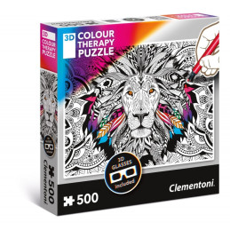 kidsmagicstore.ro|Puzzle carton 500 piese Clementoni 3D Colour Therapy - Coloreaza Leu + ochelari, 35051 / 399271, 10+ ani40,54 lei36,48 leiClementoniFara stoc8005125350513