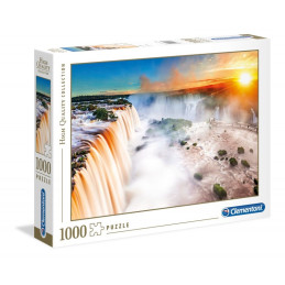 Puzzle carton 1000 piese Clementoni High quality - Cascada, 39385 / 388371, 14+ ani