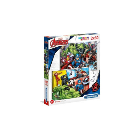 kidsmagicstore.ro|Puzzle carton 2in1 60 piese Clementoni Supercolor - Avengers - set 2x, 21605 / 434850, 5+ ani44,07 lei39,67 leiClementoniFara stoc8005125216055