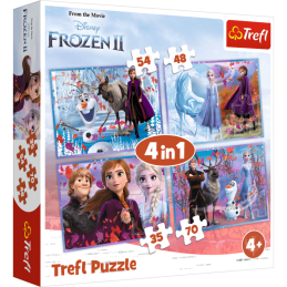 kidsmagicstore.ro|Puzzle carton 4in1 35-70 piese Trefl Frozen - calatorie in necunoscut, 34323 / 448087, 4+ ani66,49 lei59,84 leiTreflFara stoc5900511343236