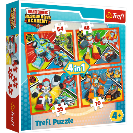 kidsmagicstore.ro|Puzzle carton 4in1 35-70 piese Trefl Transformers, 34313 / 445159, 4+ ani47,47 lei42,72 leiTreflFara stoc5900511343137