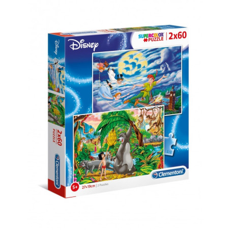 kidsmagicstore.ro|Puzzle carton 2in1 60 piese Clementoni Supercolor - Disney Clasic - Peter Pan, Cartea Junglei, 21613, 5+ ani34,94 lei31,45 leiClementoniFara stoc8005125216130