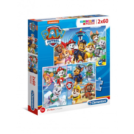 kidsmagicstore.ro|Puzzle carton 2in1 60 piese Clementoni Supercolor - Paw Patrol - set 2x, 21617, 5+ ani38,39 lei34,55 leiClementoniFara stoc8005125216178