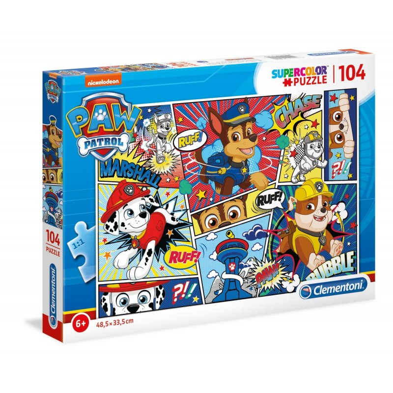 kidsmagicstore.ro|Puzzle carton 104 piese Clementoni Supercolor - Paw Patrol, 27261, 6+ ani33,28 lei29,95 leiClementoniFara stoc8005125272617