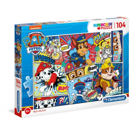 kidsmagicstore.ro|Puzzle carton 104 piese Clementoni Supercolor - Paw Patrol, 27261, 6+ ani33,28 lei29,95 leiClementoniFara stoc8005125272617