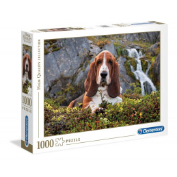 Puzzle carton 1000 piese Clementoni High quality - Catel Charlie Brown, 39511, 14+ ani