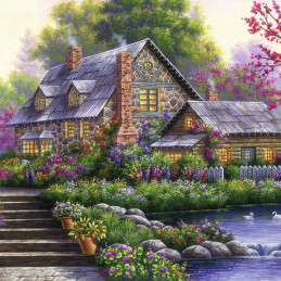 Puzzle Cabana Romantica, 1000 Piese