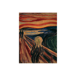 Puzzle Edvard Munch: Strigatul, 1000 Piese
