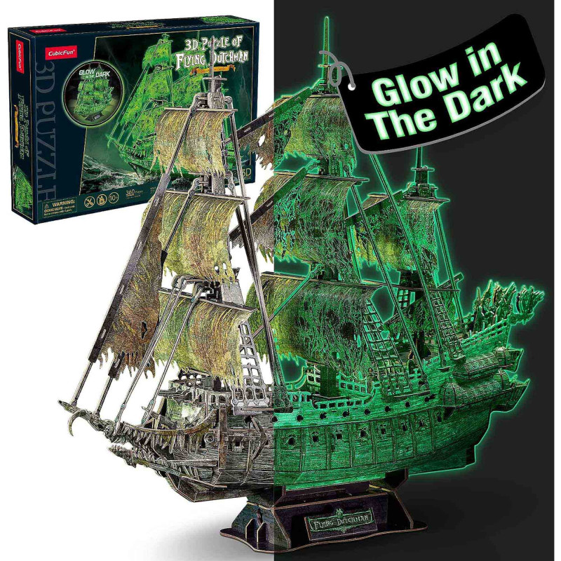 kidsmagicstore.ro|CUBICFUN - PUZZLE 3D FLYING DUTCHMAN LUMINEAZA IN INTUNERIC 360 PIESE211,67 lei190,50 leiCubic FunNoutati6944588240417