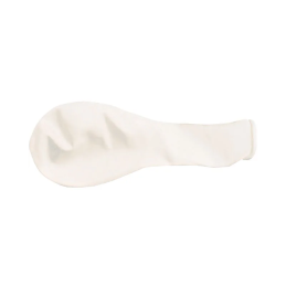 Baloane aniversare Fiorello, 25.4cm, alb metalizat, 170-1562, set 100 buc