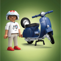 Playmobil - Vespa albastra cu un barbat