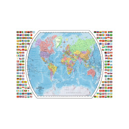 Puzzle Harta Politica A Lumii, 1000 Piese