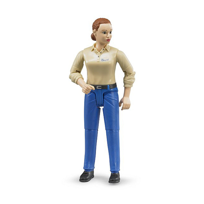 Bruder - Figurina Femeie Cu Pantaloni Albastri
