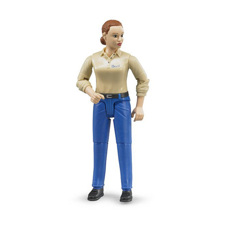 Bruder - Figurina Femeie Cu Pantaloni Albastri