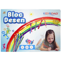 Bloc de desen A3 Keyroad, 16 file, 120g/mp