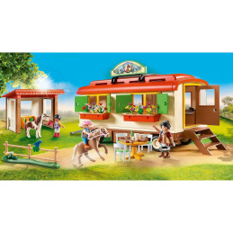 Playmobil - Casa Mobila Si Adapost De Ponei
