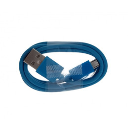 Cablu microUSB - USB A Omega, 1m, PVC, albastru, OUPVC3MBL, 44340