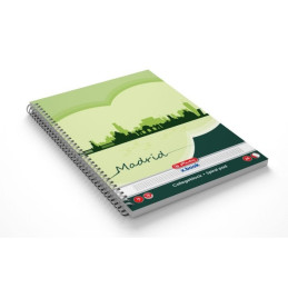 Caiet cu spirala A4 Herlitz Economic, 70 file, matematica, 70g/mp, 9484770