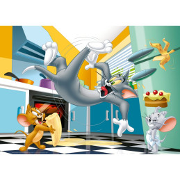 Ravensburger - Puzzle mare de podea Tom si Jerry 24 piese
