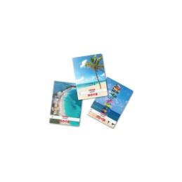 Caiet scolar A4 Herlitz X.Book Summer, 80 file, dictando, colturi rotunjite, 70g/mp, 9487630