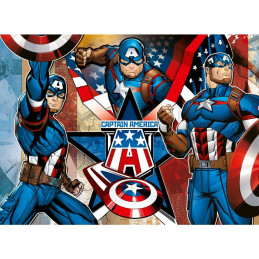 Ravensburger - Puzzle capitanul America 100 piese