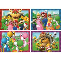 Ravensburger - Puzzle Super Mario 4x100 piese