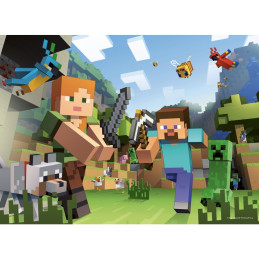 Ravensburger - Puzzle Minecraft 4x100 piese