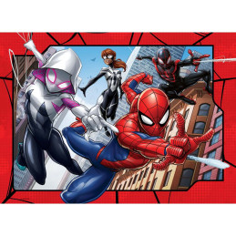 Ravensburger - Puzzle Spiderman 4x100 piese