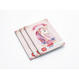 Caiet scolar A5 Herlitz X.Book Enjoy, 48 file, dictando, colturi rotunjite, 70g/mp, 9484330