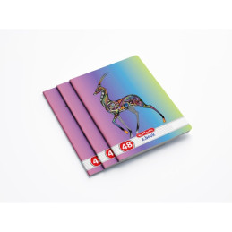 Caiet scolar A5 Herlitz X.Book Zentangle, 48 file, dictando, colturi rotunjite, 70g/mp, 9484280