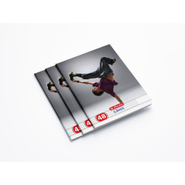 Caiet scolar A5 Herlitz X.Book Dance, 48 file, matematica, colturi rotunjite, 70g/mp, 9480770