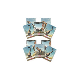 Caiet scolar A5 Herlitz X.Book Dino Mania, 48 file, matematica, colturi rotunjite, 70g/mp, 9487530