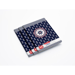 Caiet scolar A5 Herlitz X.Book Nautica, 48 file, matematica, colturi rotunjite, 70g/mp, 9478270