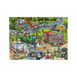 Puzzle Tiptoi Strada In Constructie, 100 Piese