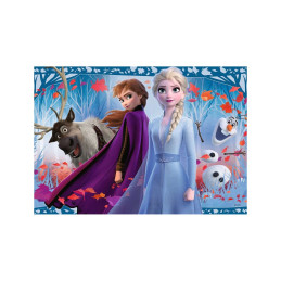 Puzzle Frozen II, 2X12 Piese