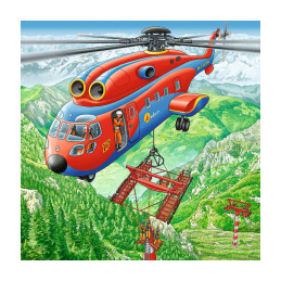 Puzzle Deasupra Norilor, 3X49 Piese