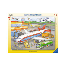Puzzle tip rama mic aeroport 40 piese