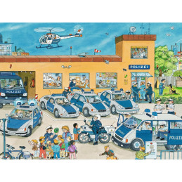 Puzzle Politie, 100 Piese
