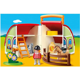 Playmobil - 1.2.3 Set Mobil Ferma