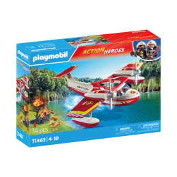 Playmobil-AVION ANTINCENDIU CU FUNCTIE DE STINGERE
