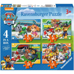 Puzzle Personaje Patrula Catelusilor, 12/16/20/24 Piese