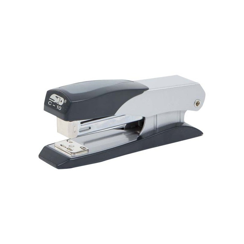 Capsator STD C-10, 24/6, 25 coli, 55mm, plastic, argintiu Capsator STD C-10, 24/6, 25 coli, 55mm, plastic, argintiu