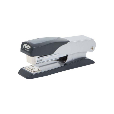 Capsator STD C-10, 24/6, 25 coli, 55mm, plastic, argintiu