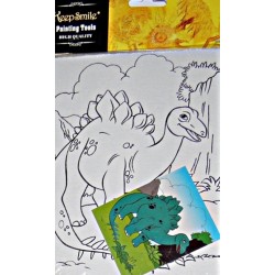Dinozaur Panza imprimata pentru pictura + culori
