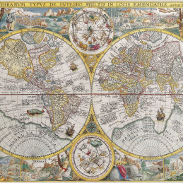 Puzzle Harta Istorica, 1500 Piese